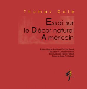 Couverture rouge, titre noir, nom de l'auteur en jaune