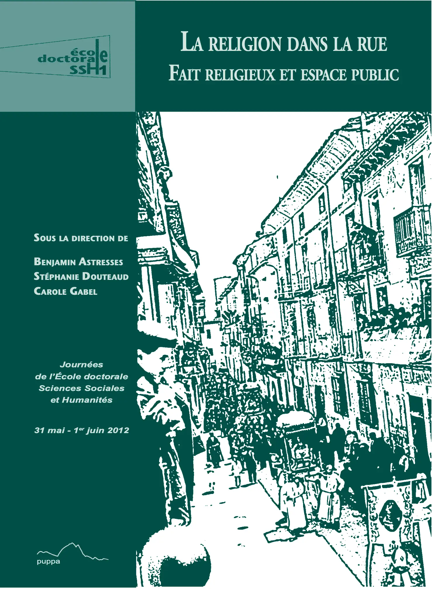Couverture illustrée par la photographie d'une procession lors de la fête de Santa Orosia à Jaca, issue des Archives du Centre d'Etude du Protestantisme Béarnais.