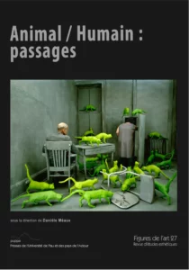 La couverture est une oeuvre de Sandy Skoglund nommée Radiocative Cats : dans une pièce un peu plus d'une vingtaine de chats vert fluo