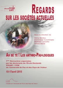 Couverture ornée d'un oeil en gros plan refletant dans celui-ci une foule en mouvement