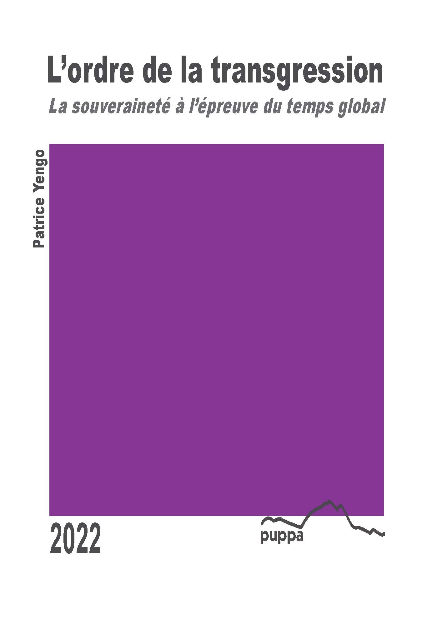 Carré mauve sur fond blanc en couverture