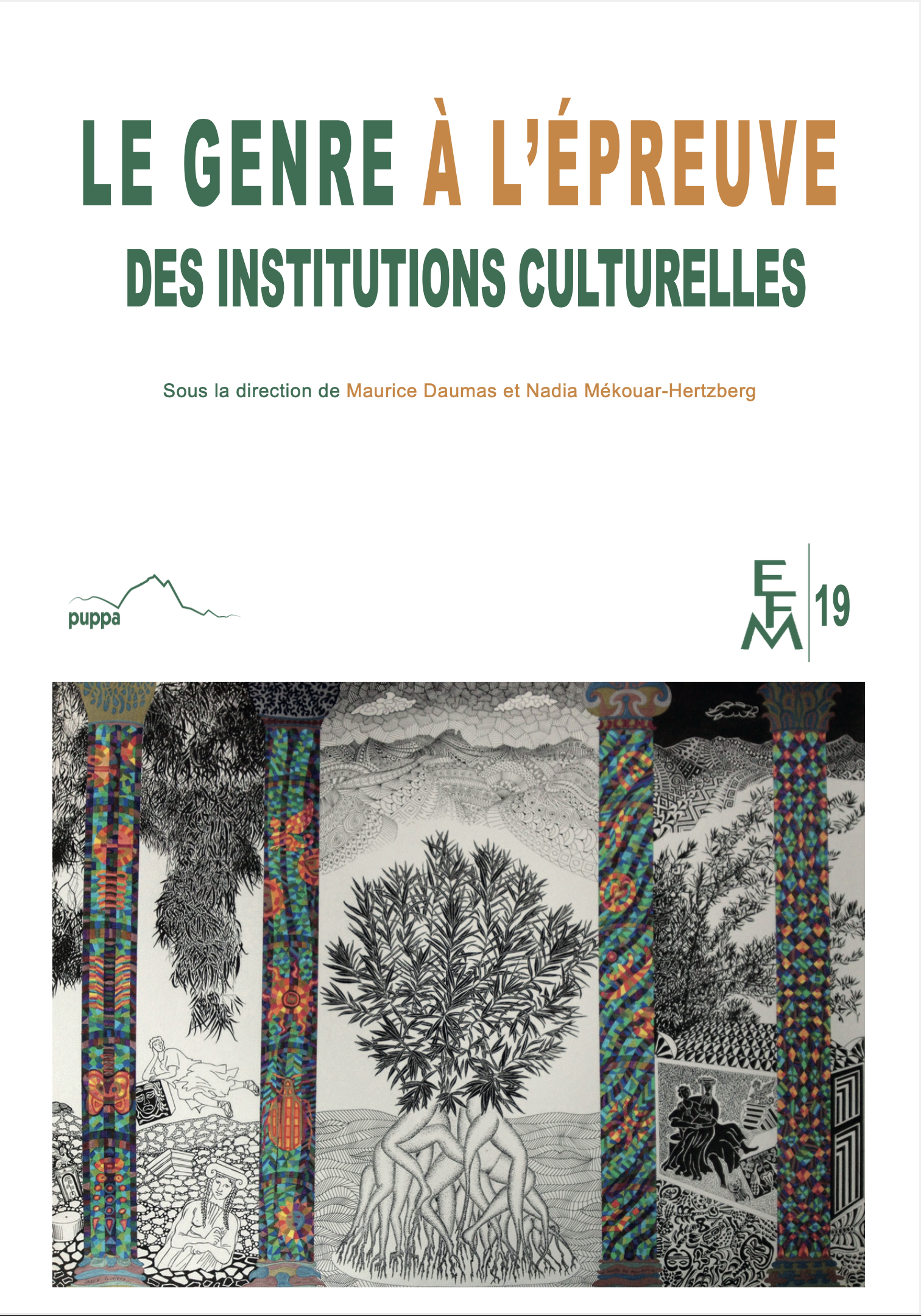La couverture est ornée d'une illustration de Maurice Daumas réalisée le 21 janvier 2014 qui se nomme "le songe de Poliphile". Elle représente un arbre dont les racines semblent être des jambes, quatre colonnes l'entourent et de chaque côté des éléments de la culture antique sont dispersés (statuts gravures etc).