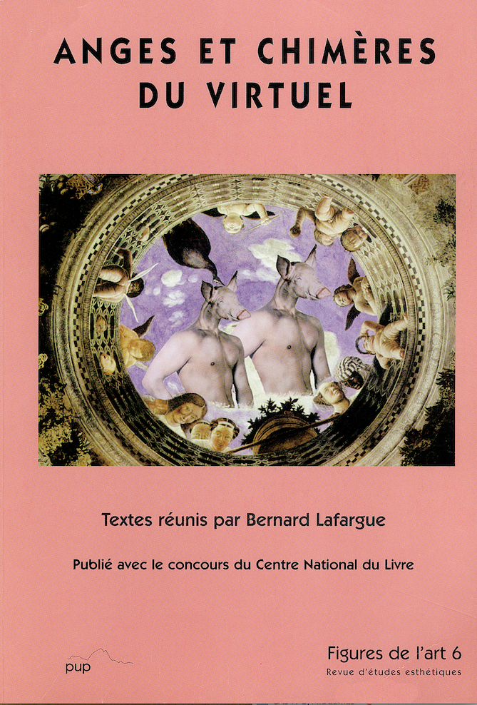 La couverture est ornée d'une composition numérique inspirée de patchwok. Le style mélang donc peinture de la renaissance et culture numérique avec par exemple un montage de tête de porc sur buste d'homme.