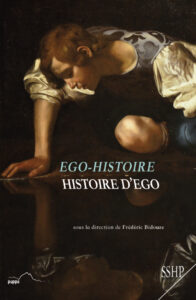 Couverture représentant Narcisse regardant son reflet dans l'eau par Le Caravage