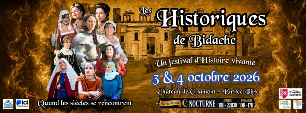 Affiche des historiques de Bidache
