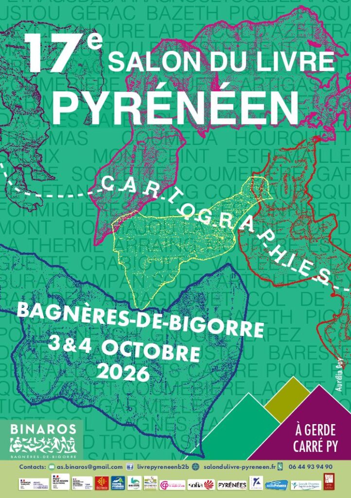 Affiche du 17e salon du livre pyrénéen